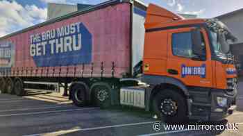 Irn-Bru lorry stolen in Cumbernauld as 'Bru-bandits' vanish with 41,000 bottles
