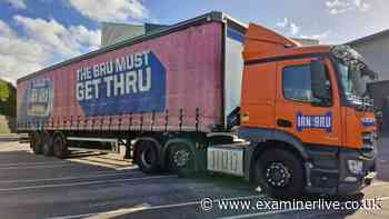 Stolen Irn Bru lorry with 41,000 bottles spotted in Cumbria after Scotland depot theft
