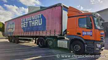 Irn-Bru stolen lorry as 41,000 bottles worth £30,000 taken from depot