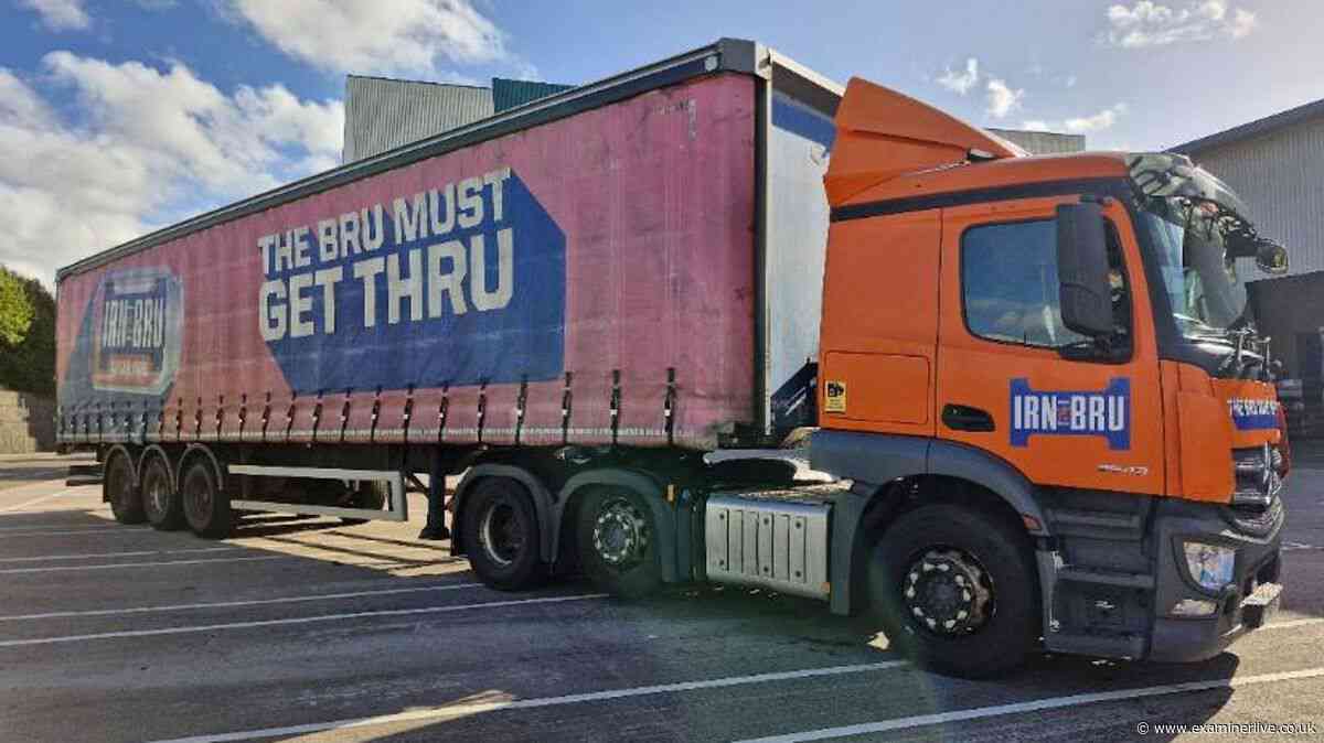 Stolen Irn Bru lorry with 41,000 bottles spotted in Cumbria after Scotland depot theft