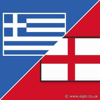 England take lead from playoff 1st leg in Greece