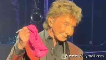 Rabid Barry Manilow fans throw panties at 83-year-old icon as he returns to Vegas stage following cancer treatment: 'I feel like a teen idol again!'