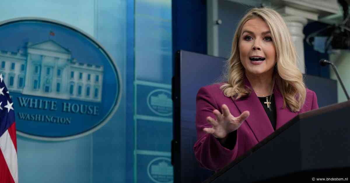 Live VS | Regering-Trump vindt opvolger van voormalig perschef Karoline Leavitt