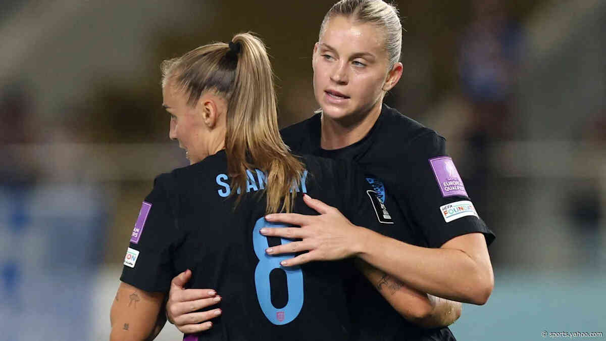 England take control of World Cup play-off tie with dominant win in Greece