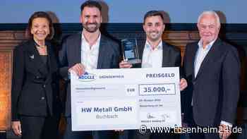 Wasserburger MEGGLE-Gründerpreis 2026: Erster Platz geht an Buchbacher Metallfirma