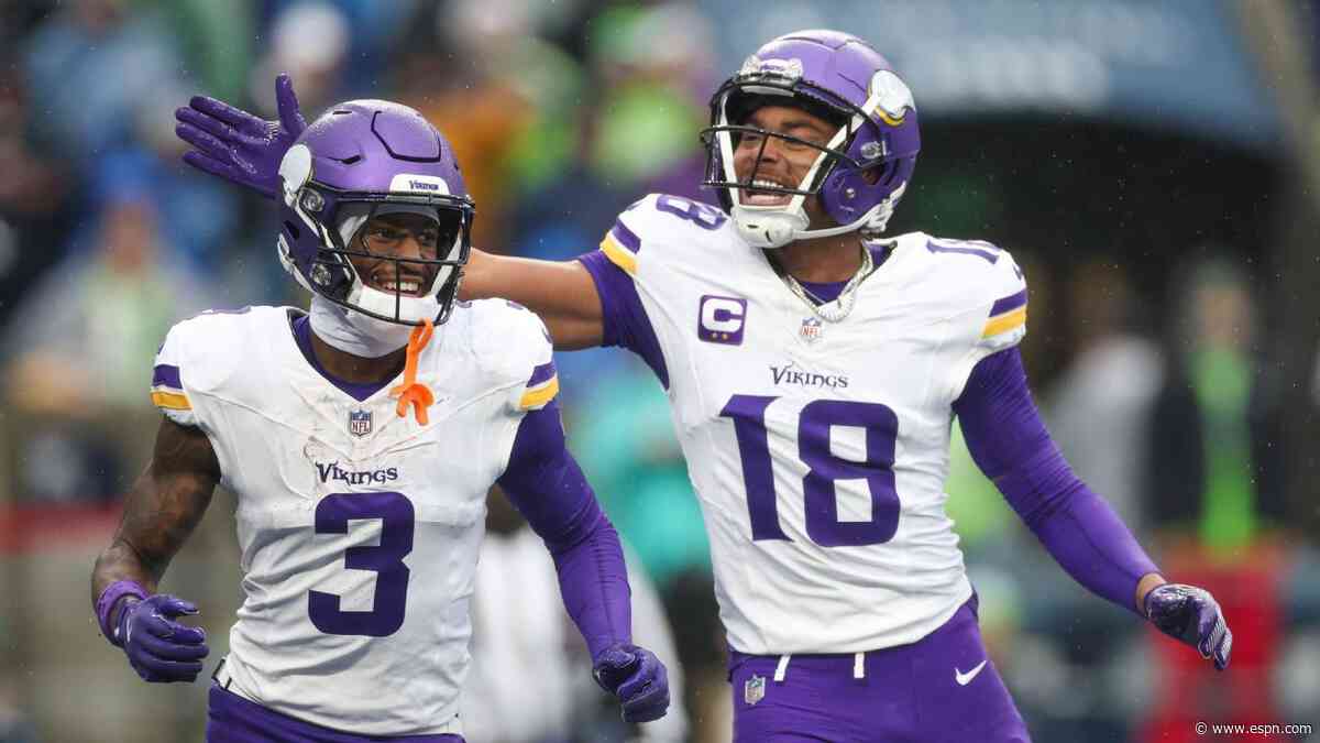 Health of WRs Jefferson, Addison key to OBJ's Vikings debut