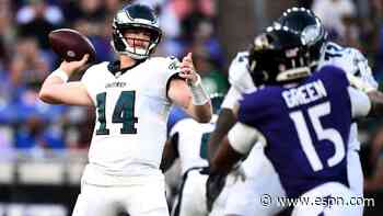 Sources: Eagles release Dalton after demotion from QB2