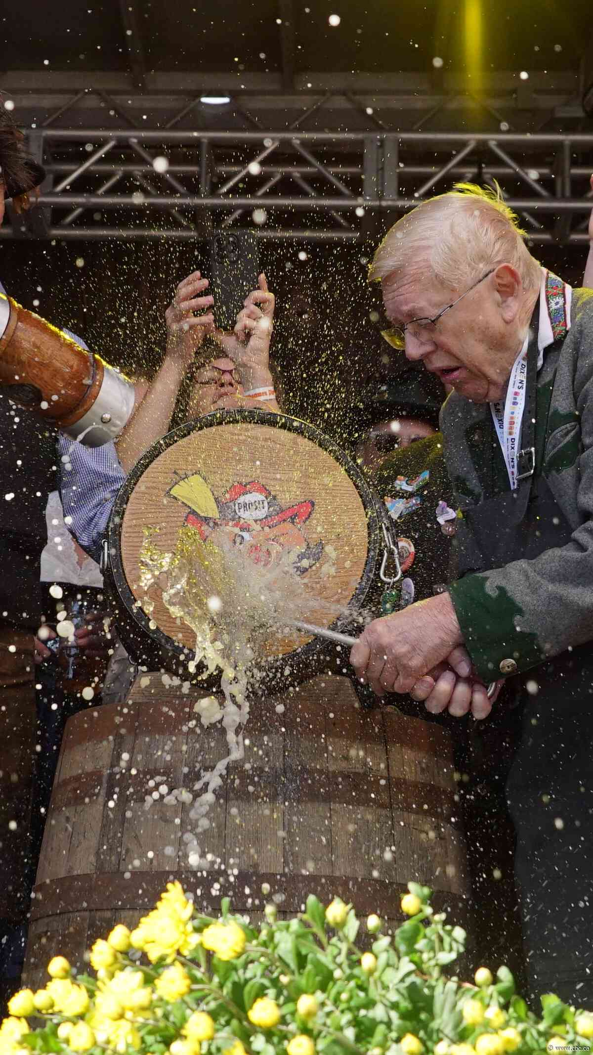 Spank that spigot! Keg tapped at K-W Oktoberfest