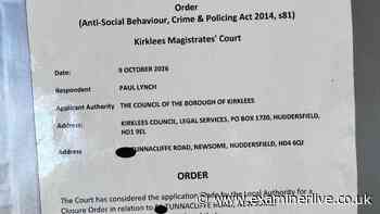 Huddersfield man banned from council flat return after 'serious' claims
