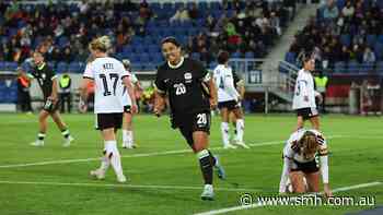 Matildas LIVE updates: Kerr scores as Australians down 2-1 to world No.3 Germany