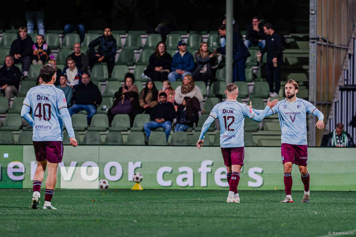 FC Emmen wint afgetekend in Dordrecht: 0-3