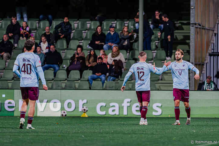 FC Emmen wint afgetekend in Dordrecht: 0-3