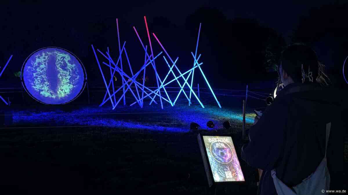 Erster Abend beim Herbstleuchten: Video zeigt die Stimmung im Maxipark