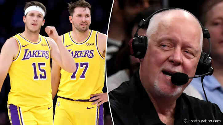 Lakers pay touching tribute to longtime announcer Lawrence Tanter after his death
