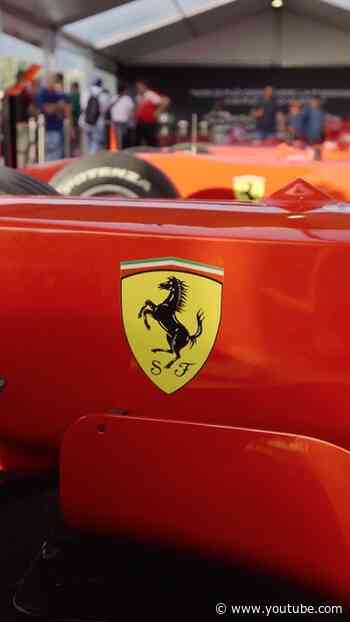 A little piece of #MuseoFerrari made its way to the Gran Premio Storico d’Italia at Mugello 🇮🇹