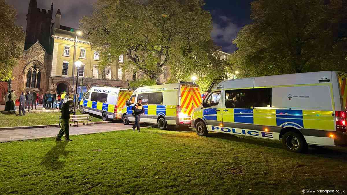 Man arrested for 'wearing face mask' at Bristol demonstrations
