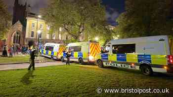 Man arrested for 'wearing face mask' at Bristol demonstrations