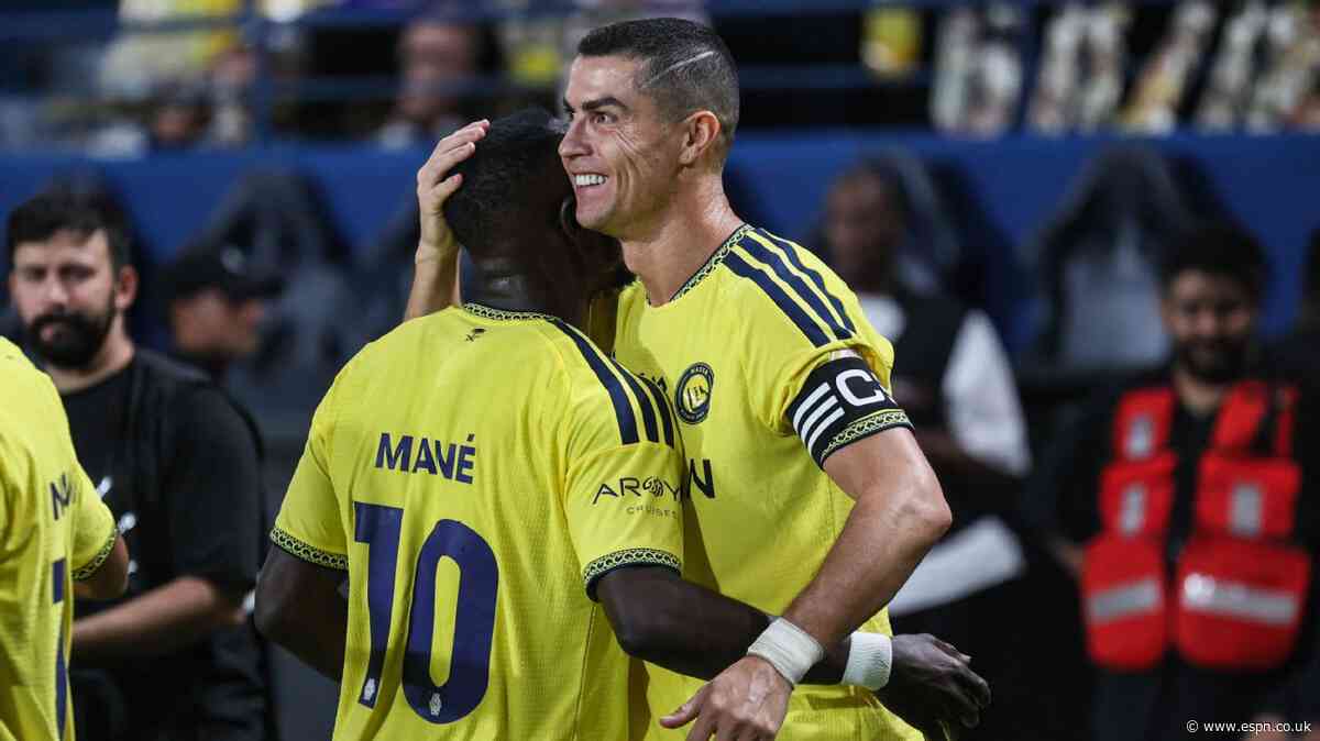 Ronaldo scores as Al Nassr fans show support after Portugal walkout