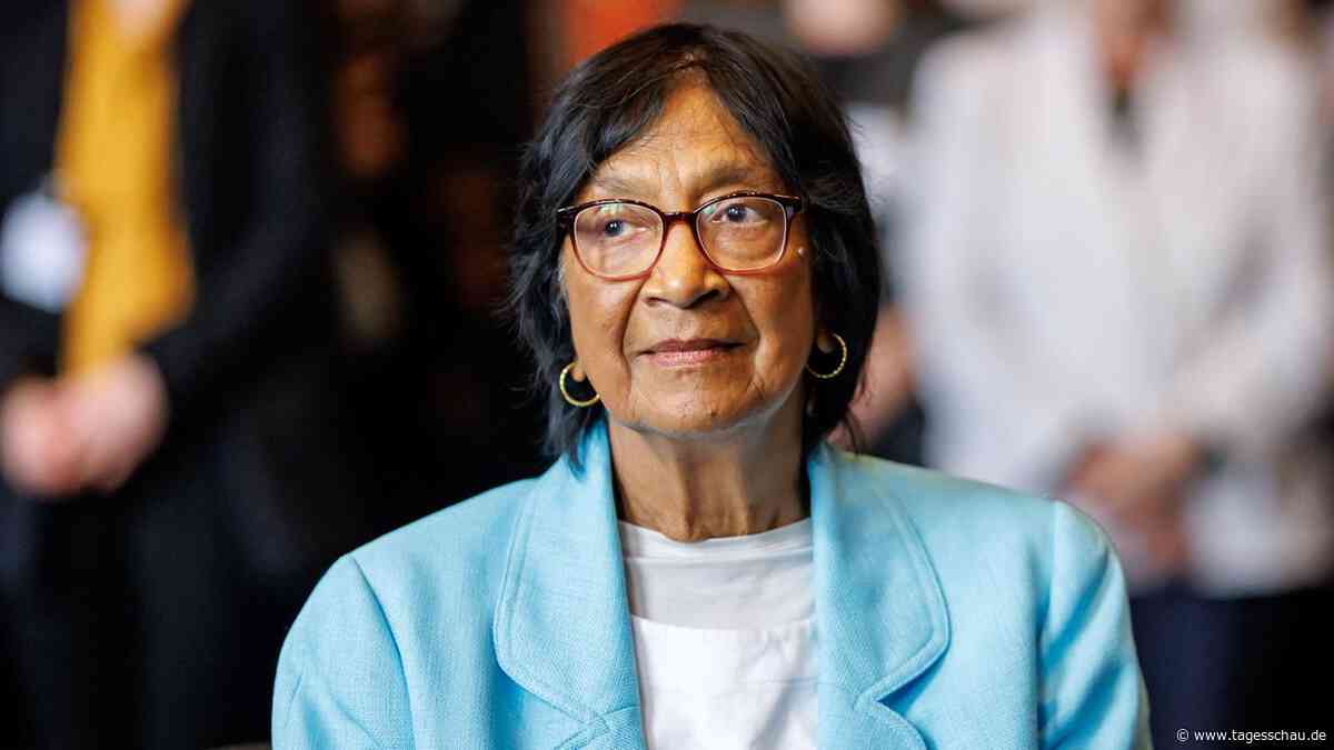 Nobelpreisträgerin Pillay in den tagesthemen: "Die Nürnberger Prozesse haben mich inspiriert"