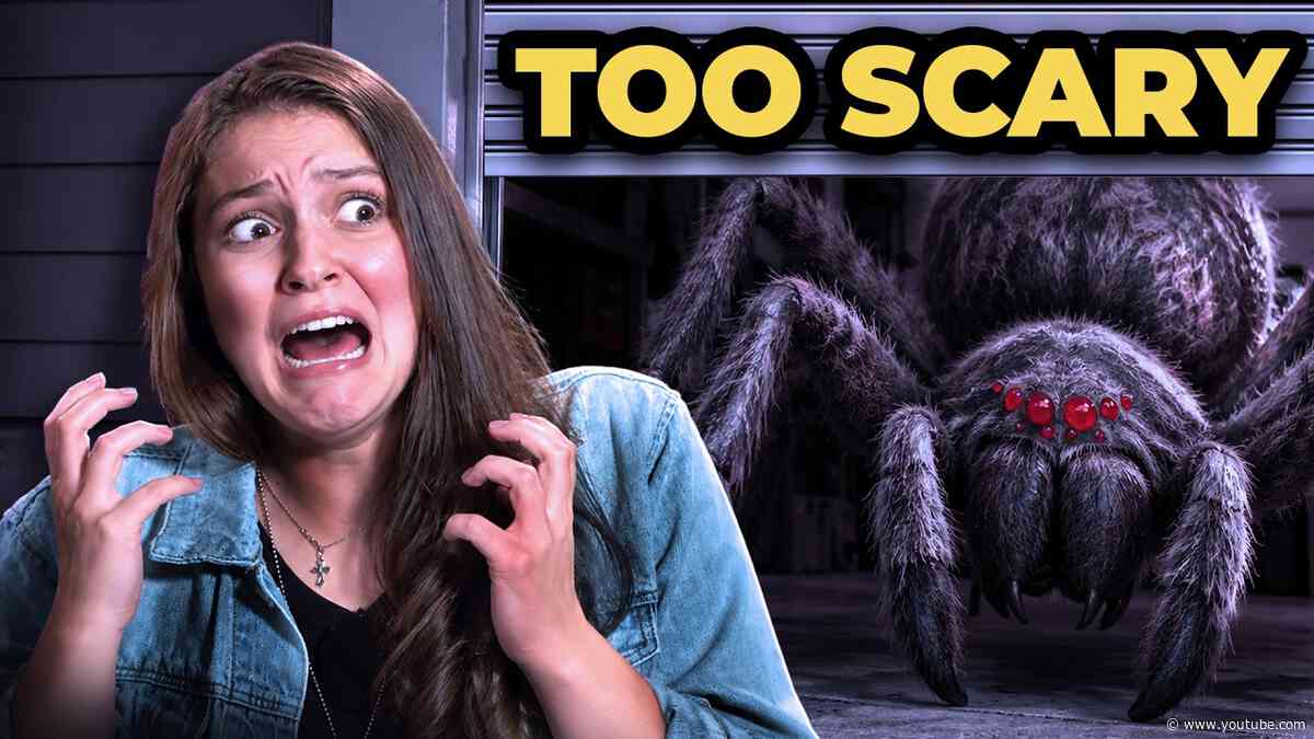 I Put A Giant Animatronic Spider In Their Garage (Halloween Prank)