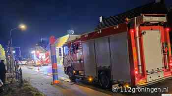 Schoorsteenbrand aan de Mernaweg in Wehe-den Hoorn