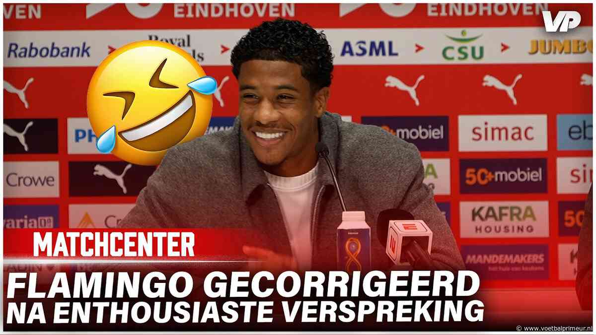 Flamingo tijdens persconferentie gecorrigeerd na enthousiaste verspreking: 'Snoept er een paar bij'