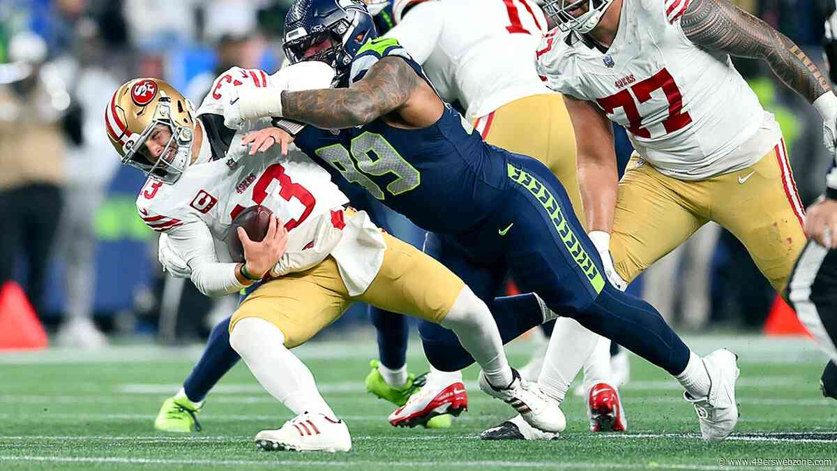 Seahawks 'sack party' against 49ers QB Brock Purdy among NFL.com's predictions
