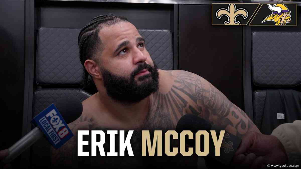 Erik McCoy on Vikings defense, run game | Saints vs. Vikings 2026 NFL Week 5