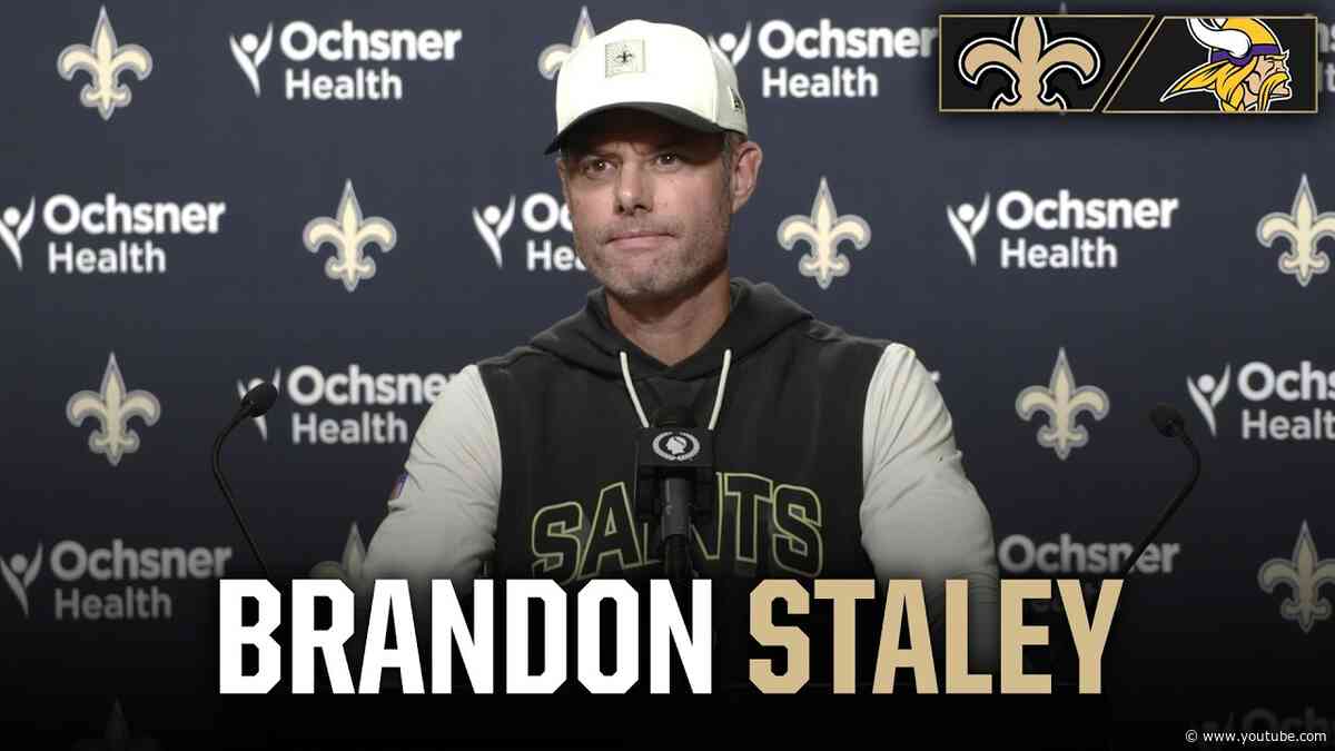 Brandon Staley on defensive performance vs. Falcons | Saints vs. Vikings 2026 NFL Week 5