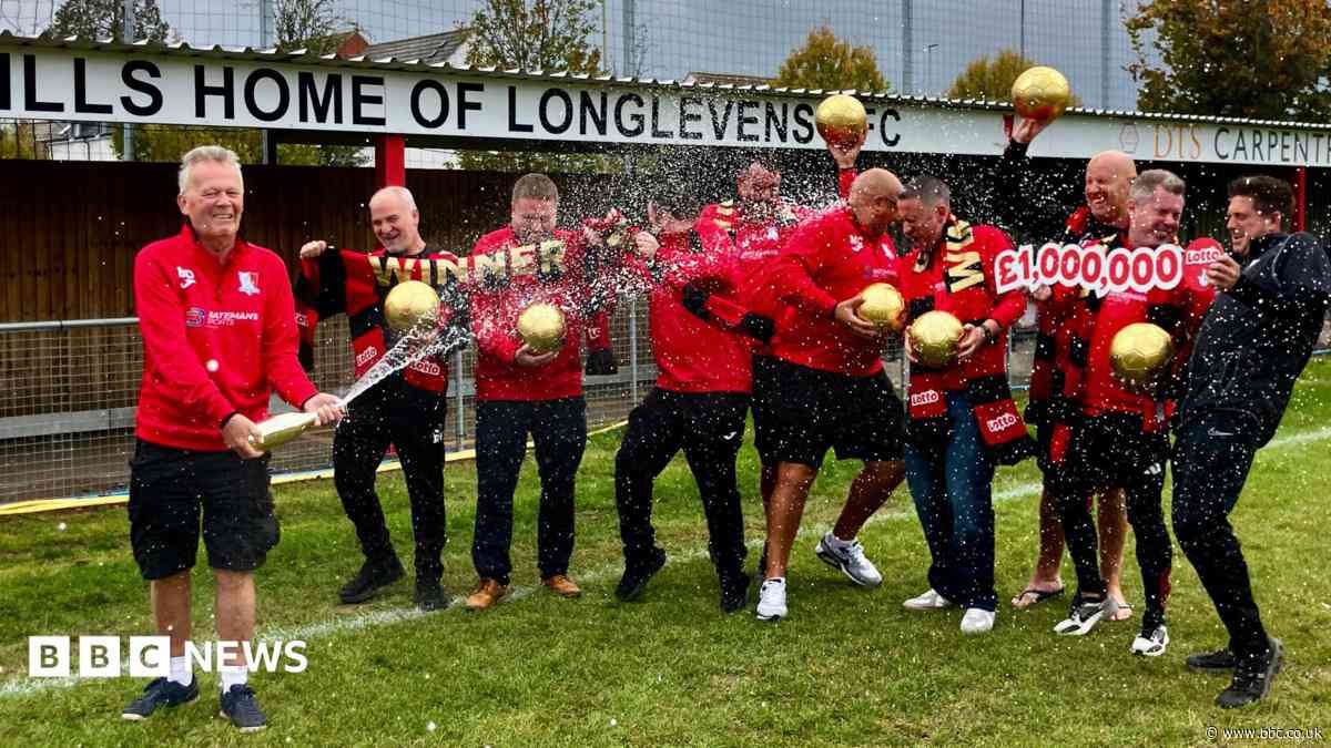 Football club makes history with £1m lottery win
