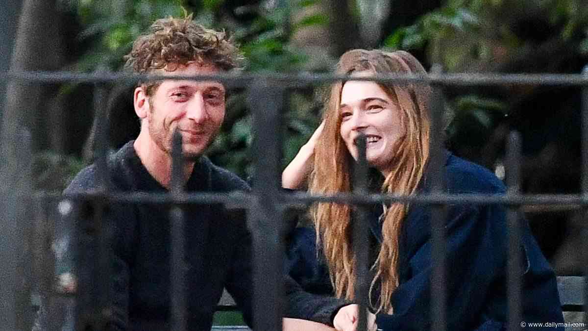 Jeremy Allen White, 35, confirms hot new romance with model Lulu Tenney, 25, as they pack on the PDA during date night in NYC park