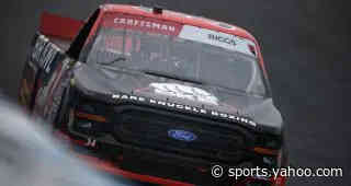 Lucky No. 7! Riggs passes Honeycutt late for Charlotte Truck Chase win