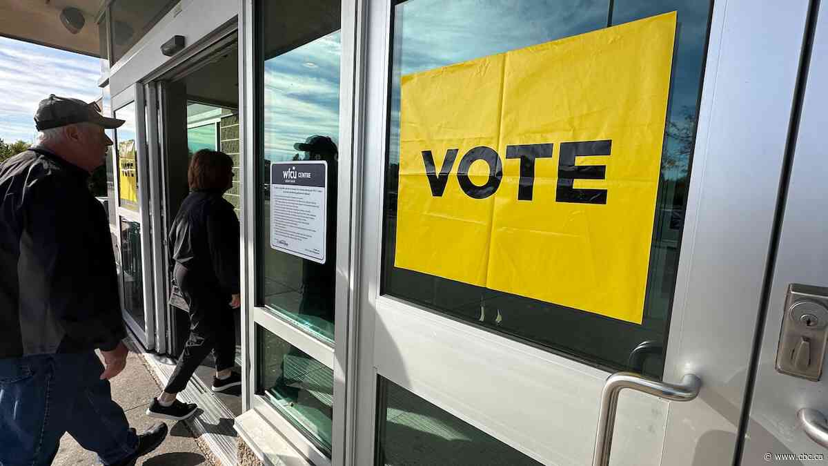 Lineup stretches out of the building on 1st day of advance voting in Windsor