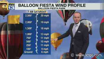 Breezier winds, rain chances move into parts of New Mexico this weekend