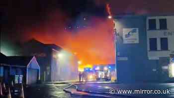 Glasgow fire LIVE: Huge blaze rips through scrapyard as 'explosions' terrify residents