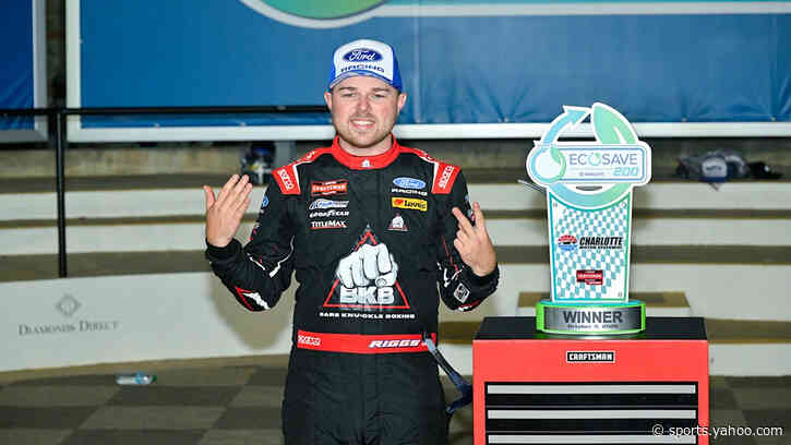 Layne Riggs Tightens NASCAR Truck Series Chase With Win at Charlotte