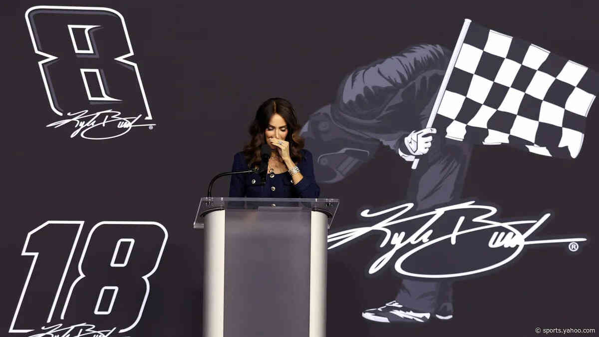 Samantha Busch complete speech from emotional Kyle Busch Celebration of Life