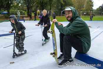 Lob von deutschem Meister für neue Skaterbahn in Falkenstein: „Das ist eine klasse Bahn“