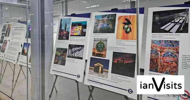TfL staff’s art exhibition on public display in Canary Wharf tube station
