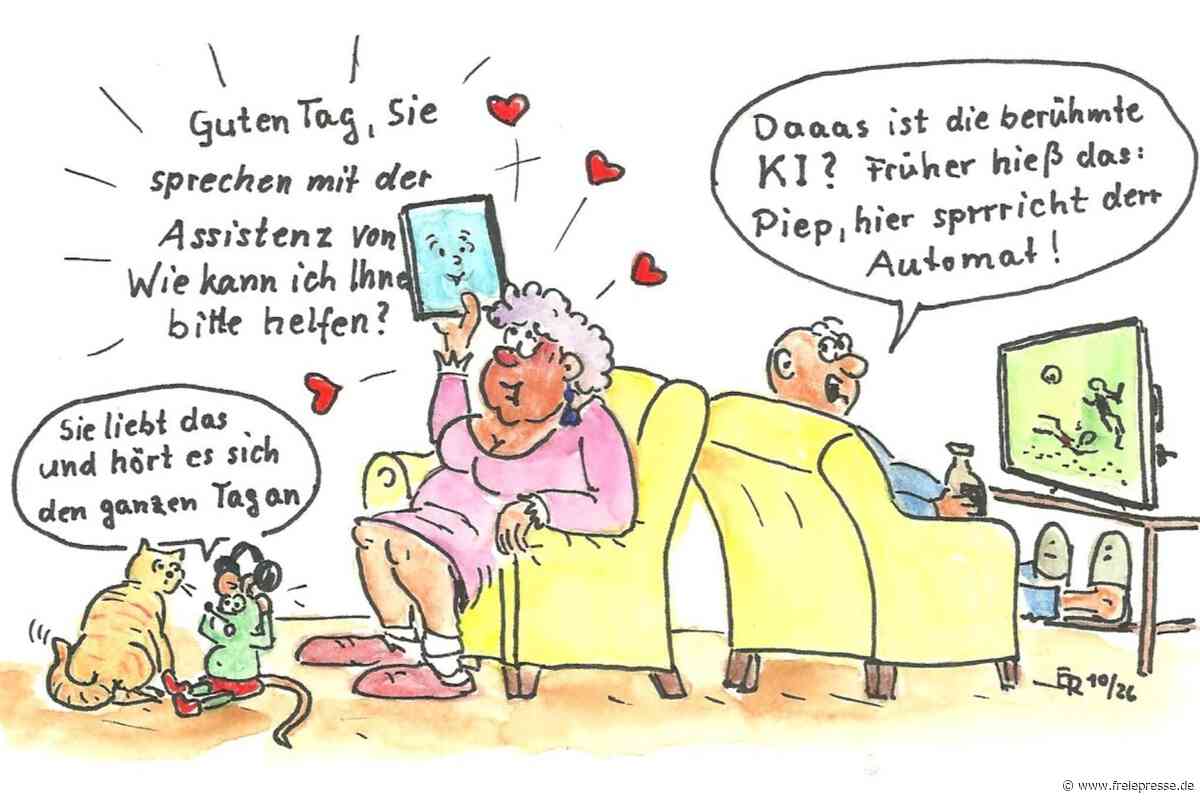 Satire zum Wochenende: Warum wir „Bitte“ zu Chatbots sagen – und vor leeren Gurkenregalen stehen