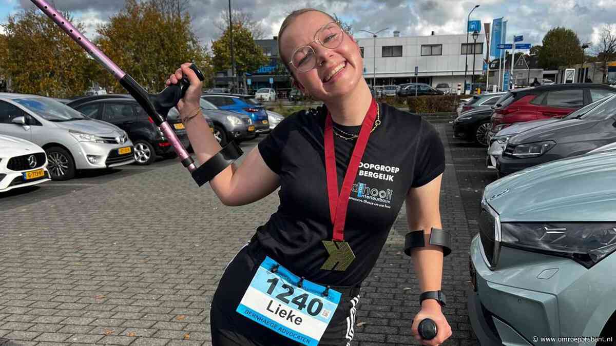 Benen van Lieke werden gebroken, nu rent ze weer: 'Waggel nog wel'