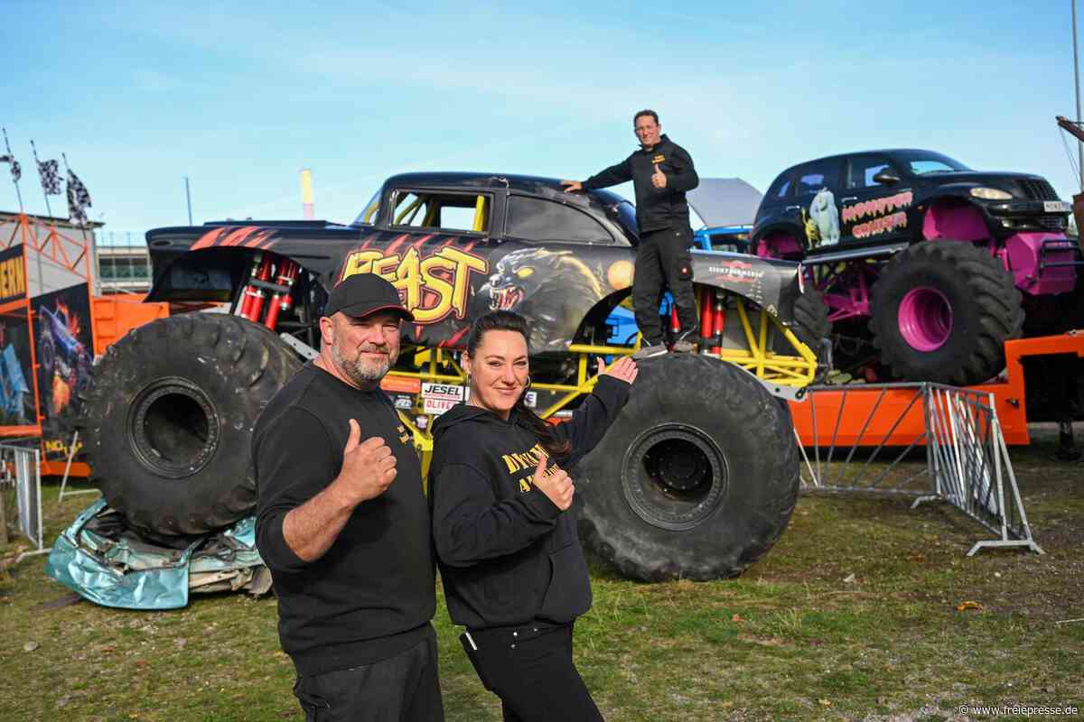 Horrende Spritkosten und 40 Euro Eintritt: Bei der Monstertruck-Show in Chemnitz wird nicht gespart
