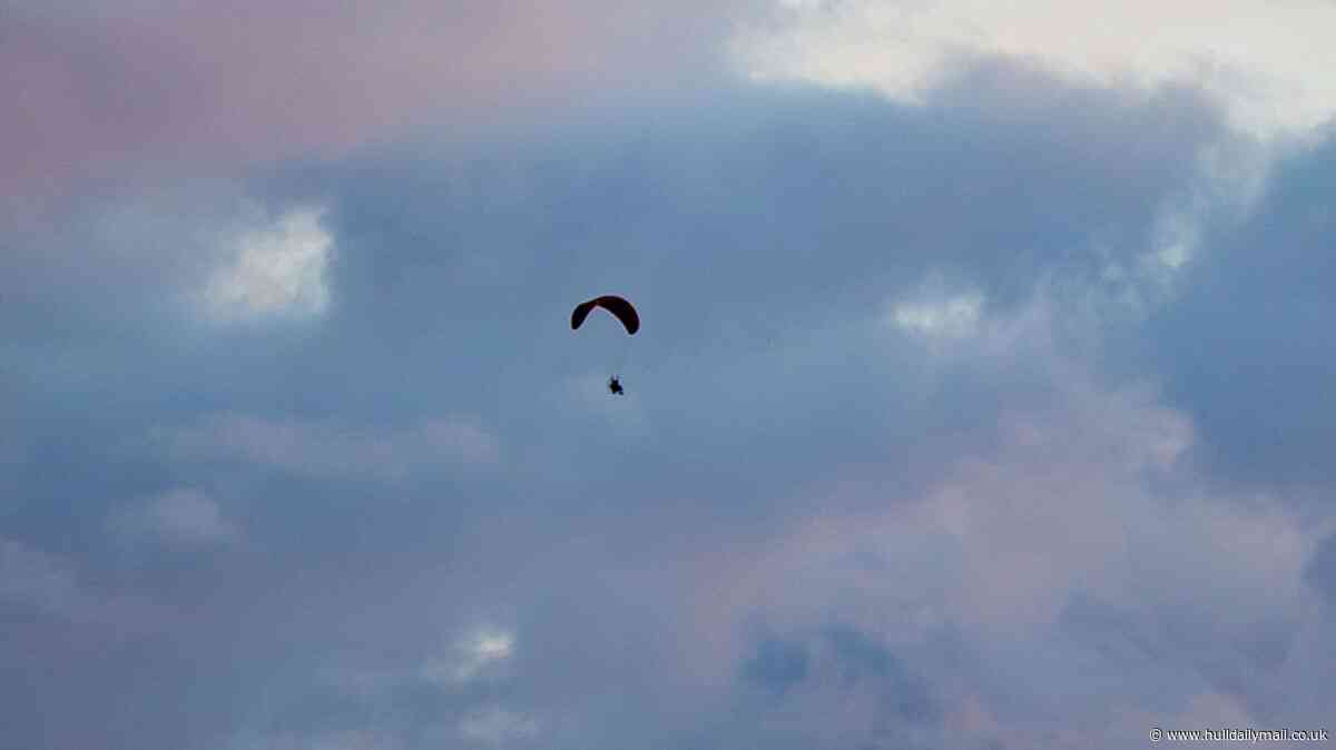 Paramotor pilot injured East Yorkshire walker who had ankle rebuilt by doctors