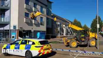 Stolen cash machine recovered from field