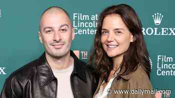 Katie Holmes, 47, goes makeup-free for red carpet appearance with toyboy Jason Bard Yarmosky, 39, in NYC