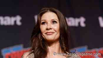 Catherine Zeta-Jones, 57, steals the spotlight in daring gold gown