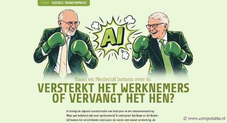 Baan en Nederlof botsen over ai: versterkt het werknemers of vervangt het hen?
