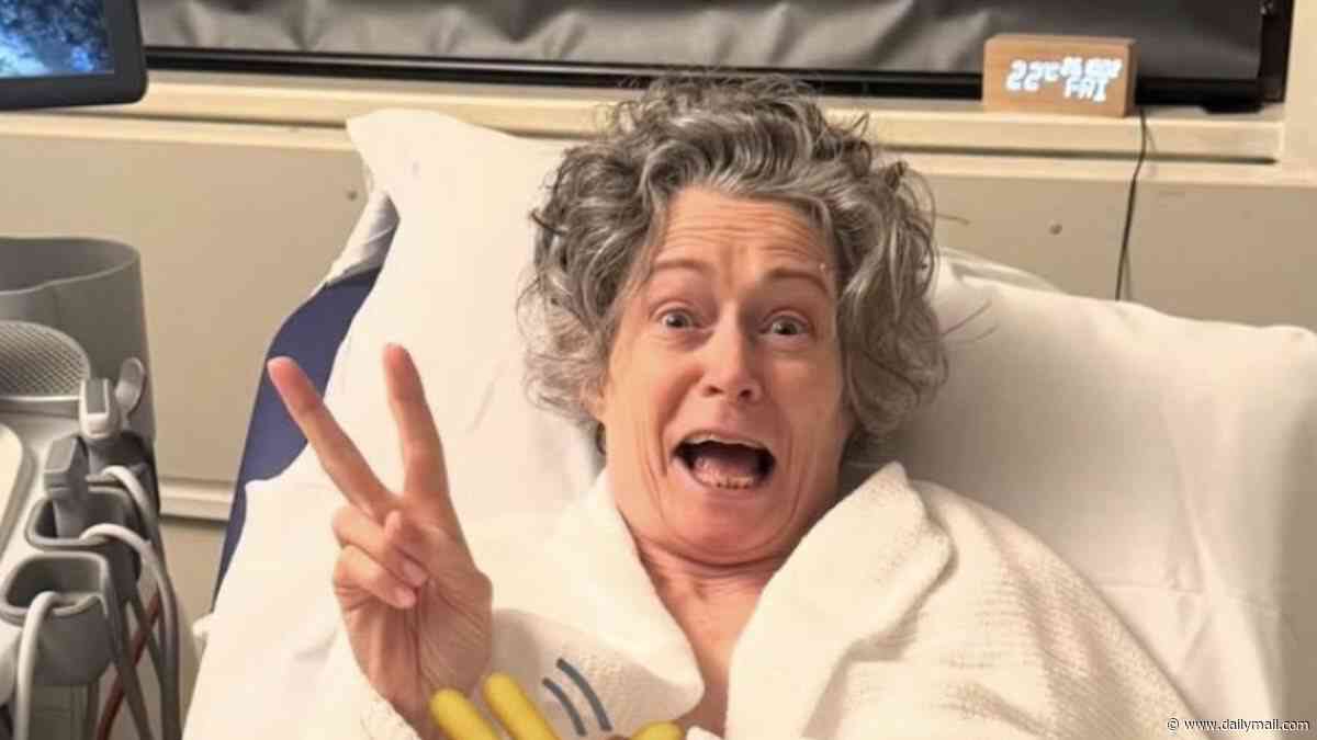 Judith Lucy shares candid hospital photo after doctors changed her cancer treatment plan as she issues warning to Aussie women