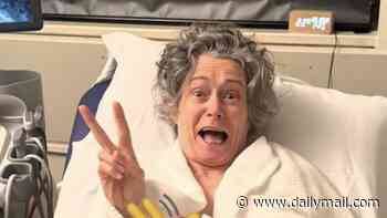 Judith Lucy shares candid hospital photo after doctors changed her cancer treatment plan as she issues warning to Aussie women