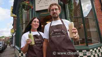 Cheshire couple juggling three kids open another business - selling bagels